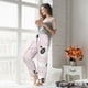 thumbnail image 5 of Balery Cute Panda Pantalones de pijama para mujer, pijamas ultraligeros, pantalones de estar por casa-Medium, 5 of 6