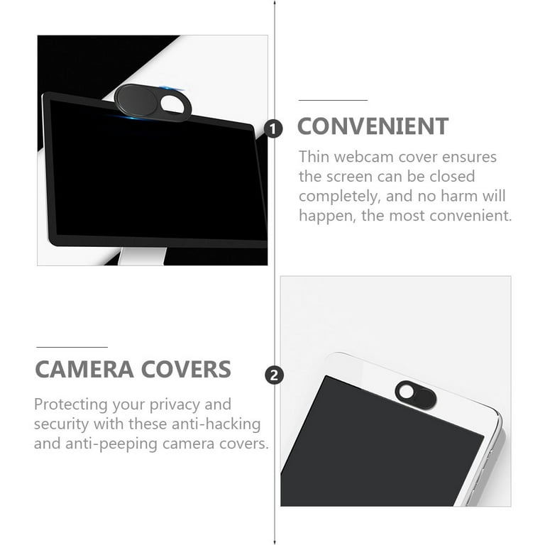 A White Color Camera Privacy Cover Slide Webcam Cover For An Electronic  Device With A Finger Stock Photo - Download Image Now - iStock