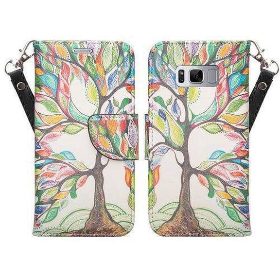 Protective Wallet Stand Case for Samsung Galaxy s8 Perfect Fit