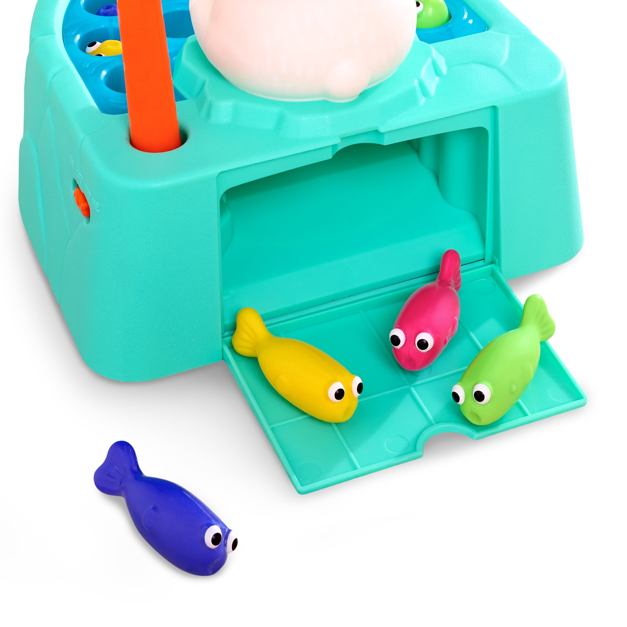 Battat Feed Me Polar Bear Fishing Magnetic Toy Game for 2 Years Plus