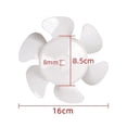 thumbnail image 1 of 10 Inch 8 Inch 6 Inch Exhaust Fan Electric Fan Accessories Fan Blades Fan Blades 6In, 1 of 10