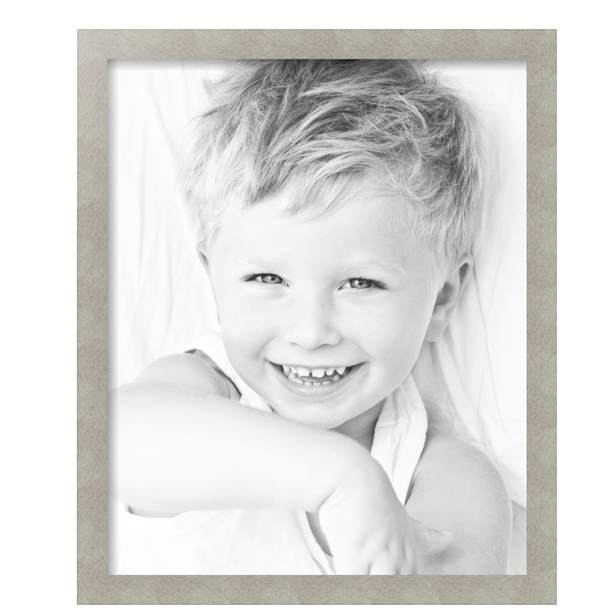 ArtToFrames 18" x 22" Classic Silver Picture Frame, 18x22 inch Gray MDF Poster Frame (WOM-4499), 5 Pack
