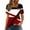 Red, variant on QUNYINEY Colorblock Womens Tshirts V Neck Casual Short Sleeve Tops Button Loose Summer Pullover Womens Tops