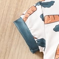 thumbnail image 5 of UACY Newborn Baby Boy Easter Outfit Hoodie Bunny Ears Sweatshirt Romper Cute Pocket Long Sleeve Jumpsuit, 5 of 8