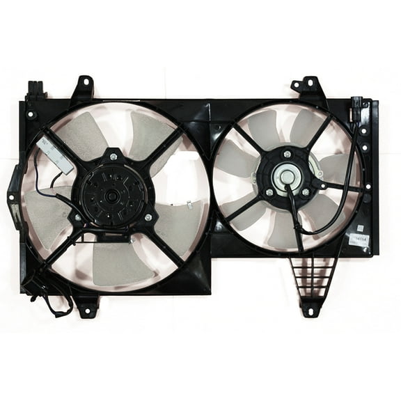 Agility Auto Parts 6034154 Dual Radiator and Condenser Fan Assembly for Volvo Models