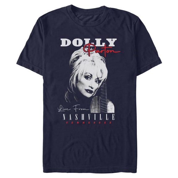 Mens Dolly Parton Live Classic Portrait T Shirt