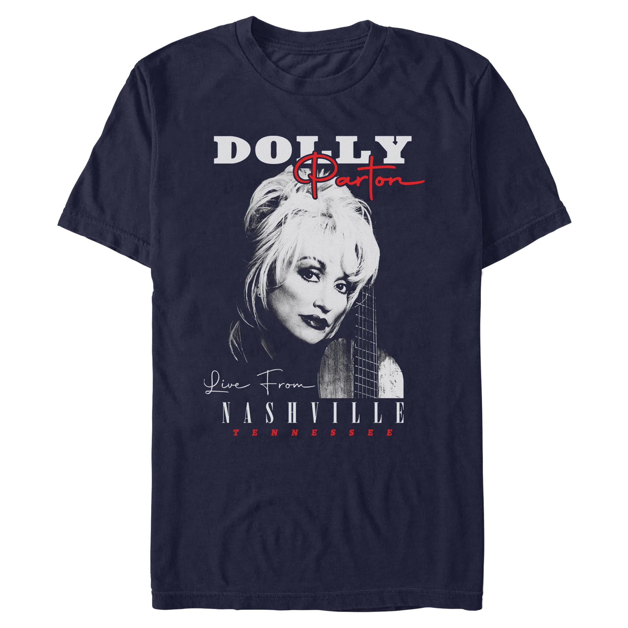 Mens Dolly Parton Live Classic Portrait T Shirt
