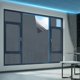 thumbnail image 5 of Decoración del hogar, decoración de habitaciones, película para ventanas con sombra, cubierta de seguridad para ventanas de vidrio, opaca, extraíble, oscurecedora, cubierta para ventanas oscuras, cort, 5 of 6