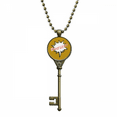 thumbnail image 1 of La charla de la lengua diaria emocion emocion Llavero Collar Colgante Bandeja Cadena Embellecida Unbranded M, 1 of 3