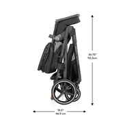 Evenflo Shyft Intuiti Travel System With Revolve180 LiteMax NXT Rotating Infant Car Seat, Black Shale