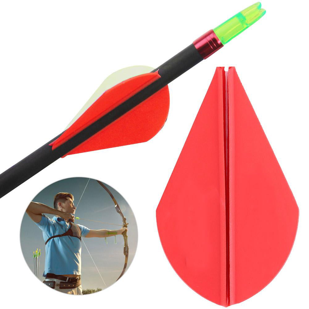 50PCS 4" Archery Arrow Feather Natural Fletching Turkey Fletches Bow Arrow B2 
