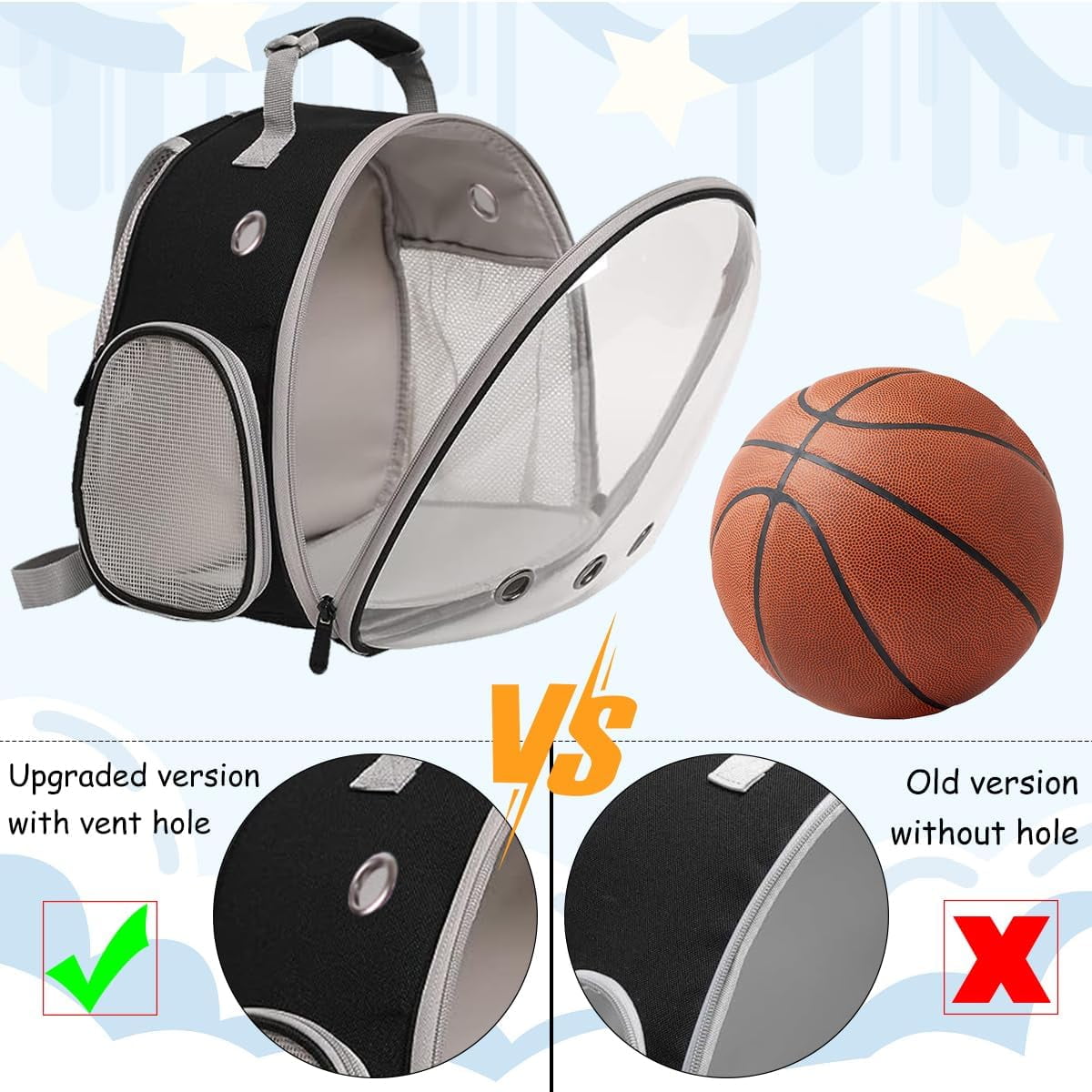 2-Pack Guinea Pig Carrier Backpack and Playpen Set - Breathable Pet Playpen Pop Open Outdoor/Indoor Exercise Fence, Portable Small Animal Backpack for Bearded Dragon, Rabbits, Hamster, Chinchillas