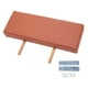 thumbnail image 5 of Reposapiés extensible para camilla de masaje, compacto, universal, práctico, de PU marrón rojizo, 5 of 9
