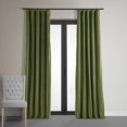 thumbnail image 1 of HPD Half Price Drapes Cortinas opacas térmicas de terciopelo para sala de estar, 120 pulgadas de largo (1 panel), cortinas opacas aisladas con bolsillo para barra para dormitorio, cortinas de ventana,, 1 of 1