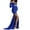 Blue2, variant on Glisme Women Maternity Dress Off Shoulders V Neck Long Pregnancy Dresses For Photography Green Baby Shower Dress For Pregnant Mom