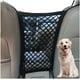 thumbnail image 1 of Barrera de red para perros y mascotas con organizador de malla de seguridad para el automóvil, bolsa de almacenamiento extensible para bebés, universal para automóviles y SUV, fácil instalación, 1 of 4