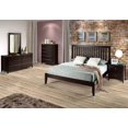 thumbnail image 2 of EF Furniture SHK272 Lit Plateforme Format Double Style Mission - Cappuccino, 2 of 4