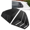 thumbnail image 3 of Side Window Air Vent Cover,2PCS/Set Car Rear Window Rear Side Window Blind Rear Window Louver Reliable and Durable, 3 of 7