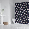 thumbnail image 2 of Pioneer Flower Floral Print Pattern Shower Curtain 72"x84", Bathroom Decorative Shower Curtain Set with 12 Hooks, Waterproof Washable, 2 of 6