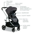 thumbnail image 3 of Britax Grove Modular Stroller, Lightweight Stroller with CozyFit, Pindot Stone, 3 of 9