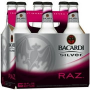 Bacardi Silver Raz Malt Beverage, 6 pack, 12 fl oz bottles