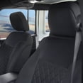 thumbnail image 3 of FH Group Neosupreme Front Bucket Seat Covers Auto Car SUV Black w/ Free Air Freshener - 2 Front Seats, 3 of 7