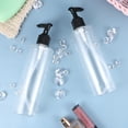 thumbnail image 4 of 6Pcs 250ml Plastic Press Pump Bottle Travel Subpackging Bottle Refillable Transparent Bottle (Random Pump Head Color), 4 of 6