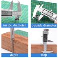 thumbnail image 3 of CAROSE Digital Caliper, 6 Inch/150mm Stainless Steel Vernier Caliper with IP54 Large LCD Screen and Inch/Millimeter Conversion, 3 of 7