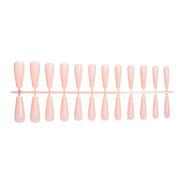 Fake Nail Set French Style Scratch Cover Resistant Press-on Fingernails Full Cover Removable Trimble Adjustable Manicure Stickers Type 3