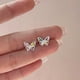 thumbnail image 3 of Earbone Studs Dulce Color Zircon Stud Earrings Pendientes, 3 of 8