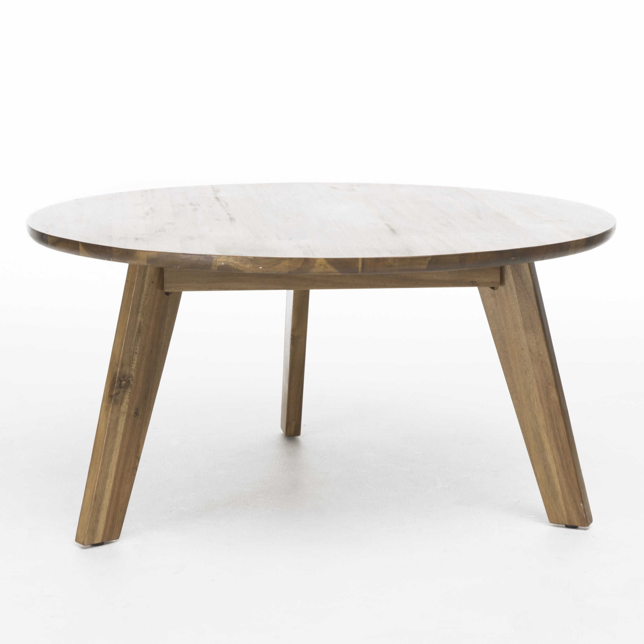 Christopher Knight Home Albin Modern Round Coffee Table with Natural Acacia Wood