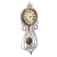 thumbnail image 2 of Horloge de mur regulateur en fer forgé, 2 of 2