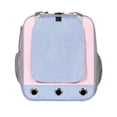 thumbnail image 2 of portátil para transporte de gatos y mascotas, bolsa cómoda y transpirable aerolínea, bolso de mano, jau , Rosado Sunnimix Transportín para gatos, 2 of 8