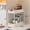 H-white, variant on 2 Tier Under Sink Organizer, Smooth Pull Out Sliding Storage Rack, Space Saving Multi-Function Metal Cabinet Shelf for Kitchen Bathroom Pantry Vanity Storage Supplies