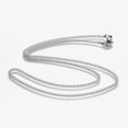 thumbnail image 2 of 5pc Non-Tarnish 304 Stainless Steel Curb Chains Necklaces with Lobster Claw Clasp Stainless Steel Color 18.1 inch(46cm) 2mm, 2 of 2