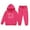 Hot Pink, variant on WOYY Toddler Girls 2 Piece Bow Print Hoodie Jogger Pants Outfits Sweatsuits, Sizes 2-3T