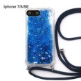 thumbnail image 1 of Estuche para teléfono con cordón para arenas movedizas anticaída de cuatro esquinas para iPhone 7/8/SE - arenas movedizas azul amor Adepaton 221028-4, 1 of 9