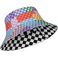thumbnail image 2 of Funny Bucket Hats for Men Women Summer Beach Fisherman Hat Double Sided Wearing Sun Cap Travel Outdoor Hiking, 2 of 6