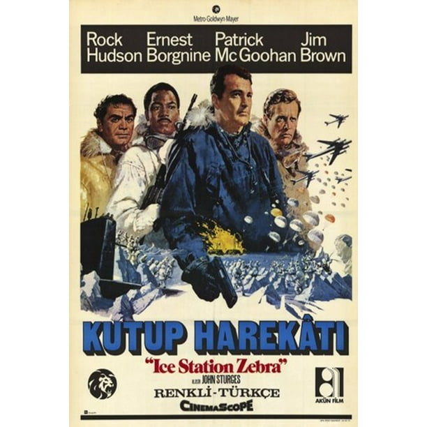Ice Station Zebra Movie Poster 11 X 17 Walmart Com Walmart Com
