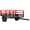 Red, variant on ATV UTV Trailer Tow Behind Dump Cart, 1500 lbs 15 Cubic Feet Steel Dump Trailer, Garden Utility Trailer with Removable Sides, Heavy Duty Yard Garden Trailer Pull Behind Dump Trailer for Lawn, Red