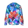 thumbnail image 3 of Fotbe Bright Flowers Men's Women's UPF 50+ Sun Protection Jacket Hooded Cooling Shirt with Pockets Hiking Outdoor Performance-X-Large, 3 of 9