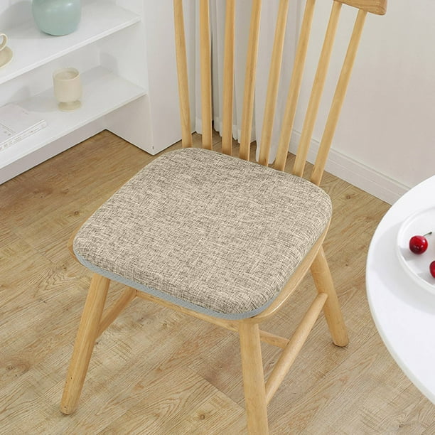Chair Seat Cushion Seat Cushions for Dining Room Chairs Memory Foam Non Slip Kitchen Chair Pad Install Dining Seat Cushion Memory Foam Seat Cushion Cushion Seat Cushion for Home Kitchen Office Car Wal...