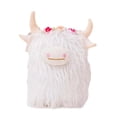 thumbnail image 2 of Gumesh Highland Cow Stuffed Animal Plush Toy - Cute Fluffy Brown Plushie - Soft Cotton Farm Animal Toys for Kids Girls Boys - Kawaii Room Decor Birthday, 2 of 7