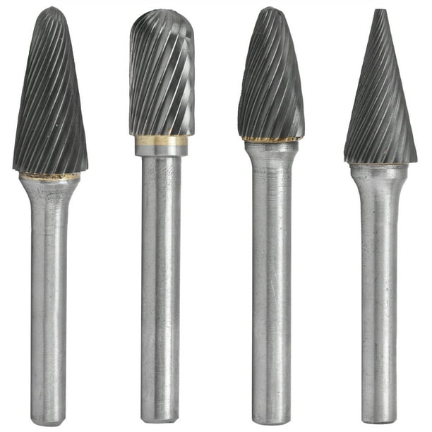 Fresas de carburo de tungsteno NikouMX 4 piezas Fresas de corte 12 mm