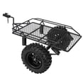 thumbnail image 1 of Remorque à godets en métal RC, simulation de voiture traînante pour TRX4 D90 SCX10 CC01 1/10, pièces de bricolage, noir, 1 of 4