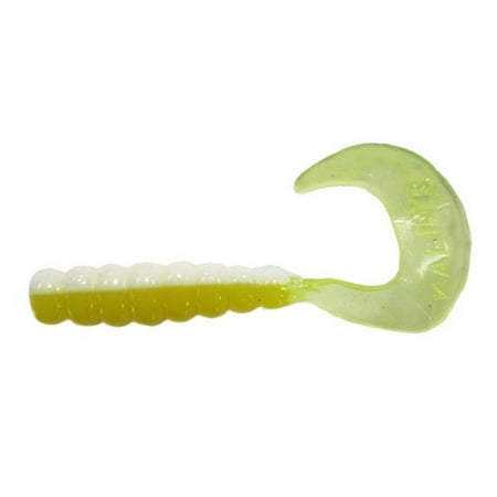 Kalin s Freshwater 2 in. Triple Threat Soft Plastics Fishing Grub Acid Rain Lakes River 10pk