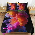 thumbnail image 2 of 3PCS Color Vortex Tie Dyeing Duvet Cover Set Twin, 1 Duvet Cover And 2 Pillowcase, Duvet Cover for Kids Girls Boys And Teens, 2 of 6
