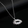 thumbnail image 4 of Skull Lips Pendant Necklace Sturdy Alloy Jewelry Accessory Portable for Trendy Women Individuals Daily Casual Wear, 4 of 4