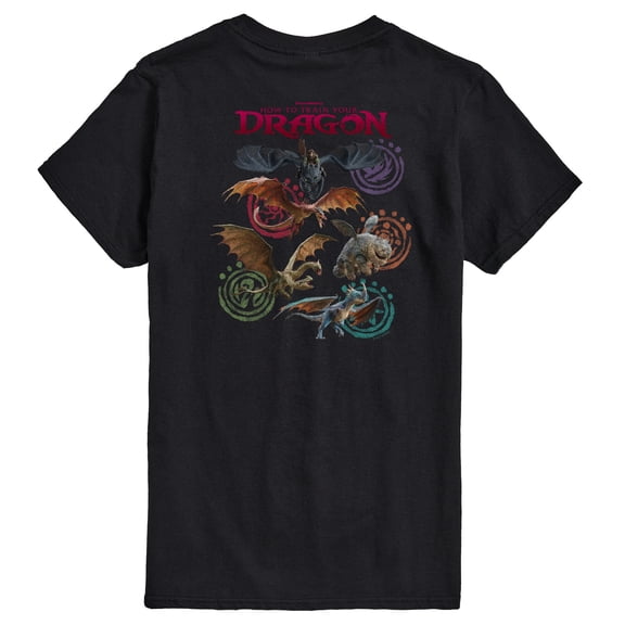 How To Train Your Dragon - Dragon Grid - Men's Short Sleeve Graphic T-Shirt