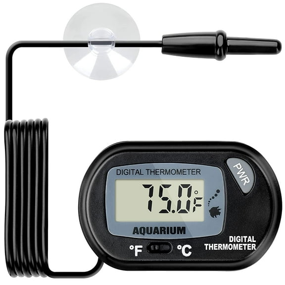 Simple Deluxe Digital Aquarium Thermometer Fish Tank Water Terrarium Temperature